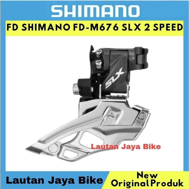FD Shimano M676 SLX Front Derailleur Sepeda