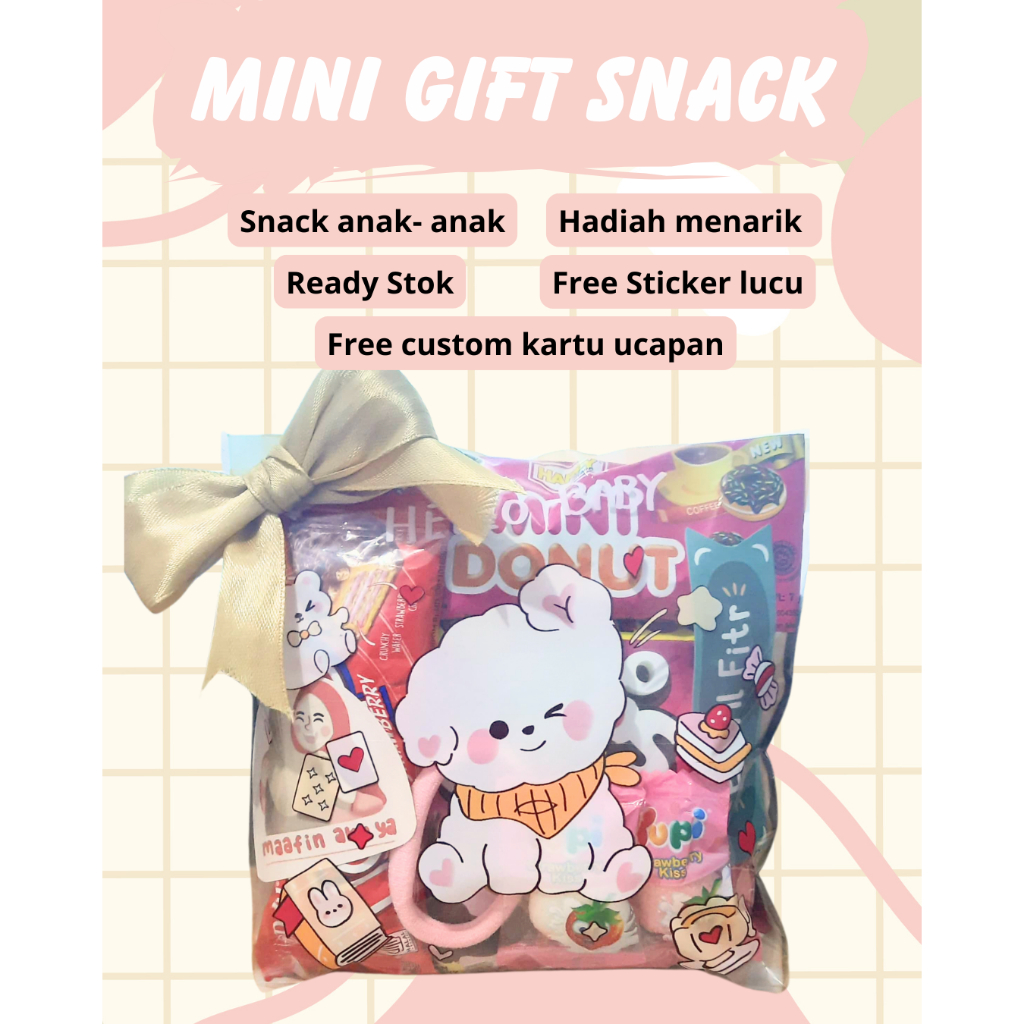 

Mini Gift Snack | Mini Hampers | Hadiah Anak Anak | Hampers Anak Anak