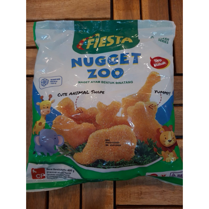 

Fiesta chicken nugget Zoo 400gr