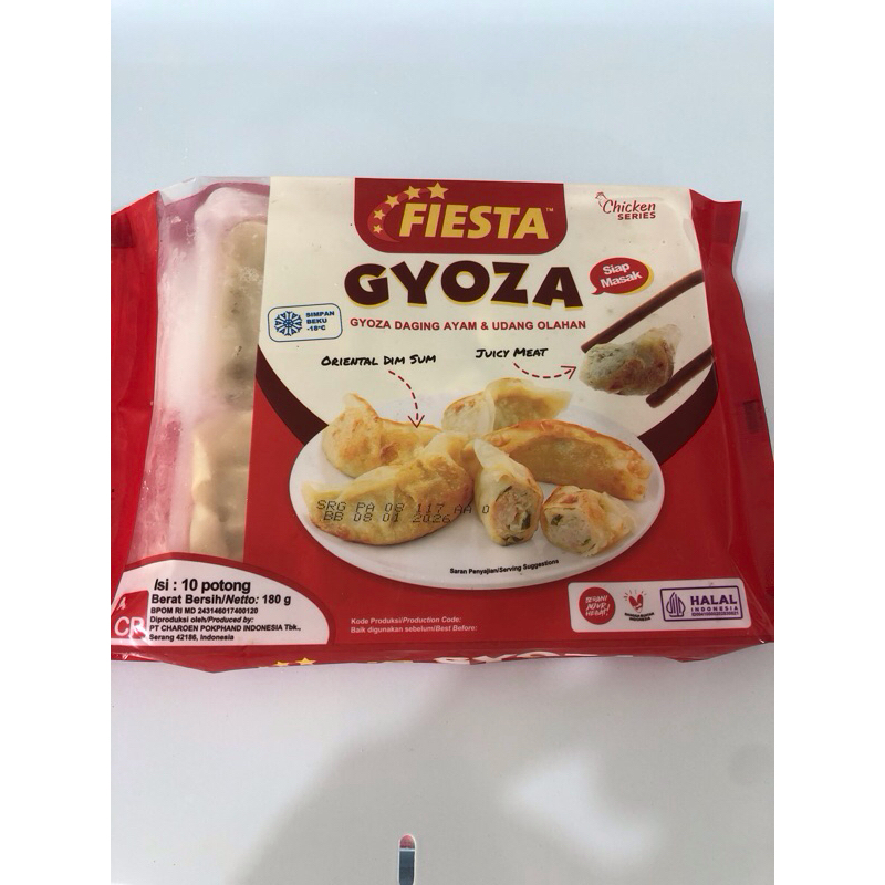 

Fiesta Gyoza Pangsit 180g