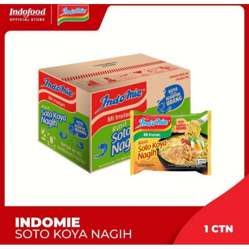 

Indomie Mie Instan Soto Koya Nagih (1dus isi 40pcs)