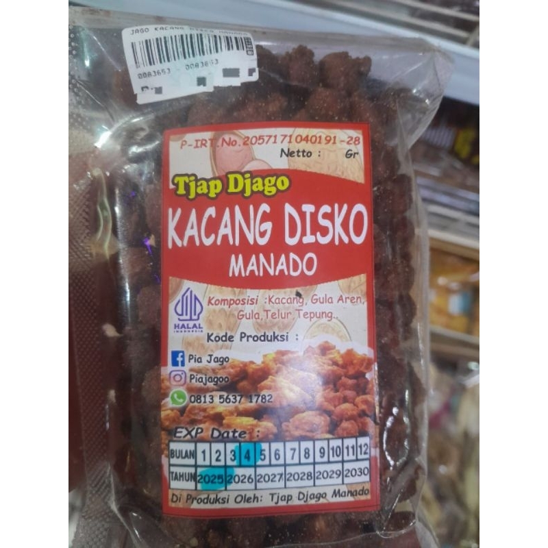 

Kacang Disco Manado Tjap Djago