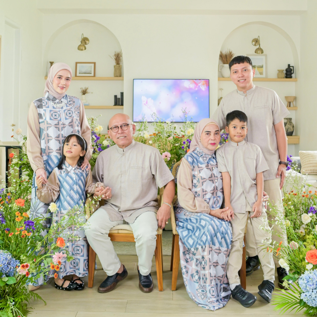 Penawaran Terbatas Callanda - Family Set Madani Series Dress Taupe