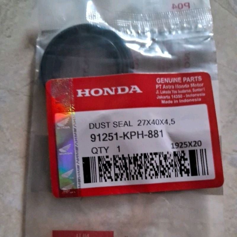 91251-881 KPH Seal Dust Debu Seal As Nap Gear Roda Belakang Seal Gear Supra X 125 Karisma 27x40x4,5 