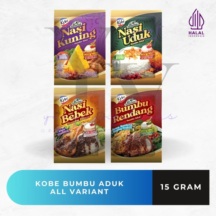 

KOBE BUMBU ADUK 15GR DUS ( 120 SACHET )