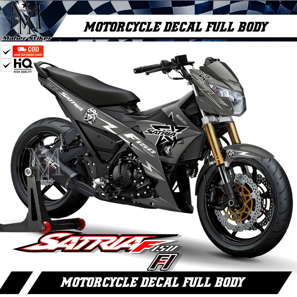 Decal Full Body Motor Satria fu FI  Variasi Medusa