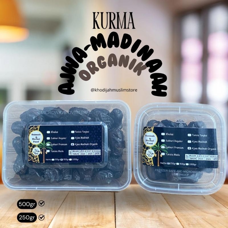

Kurma Ajwa Madinah Premium 1kg
