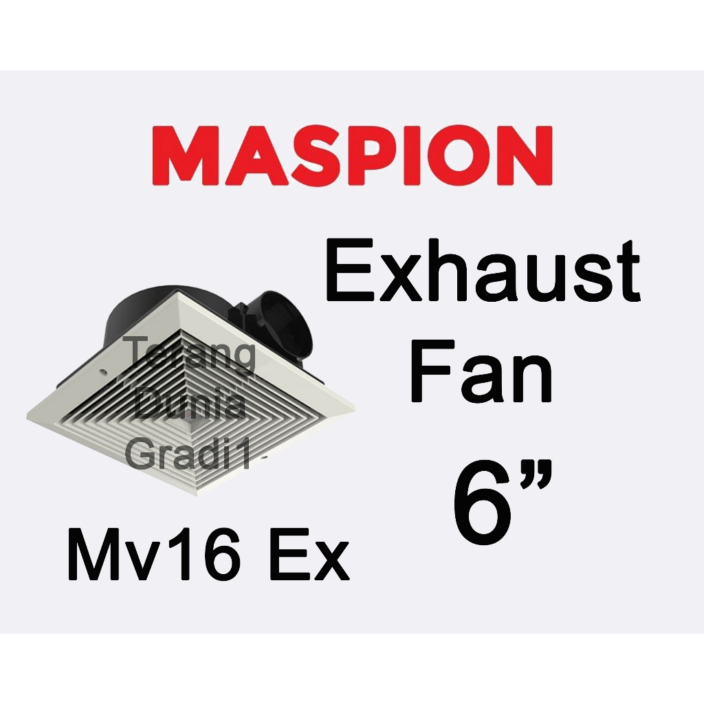 Maspion MV16ex Exhaust Plafon Maspion Eksos Plafon Maspion Exos Plafon Maspion MV16ex Penyedot Udara