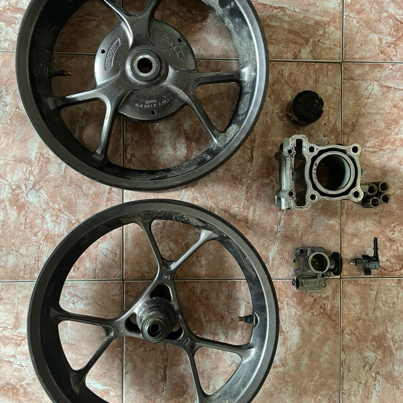 velg aerox new 2021 gunmetal