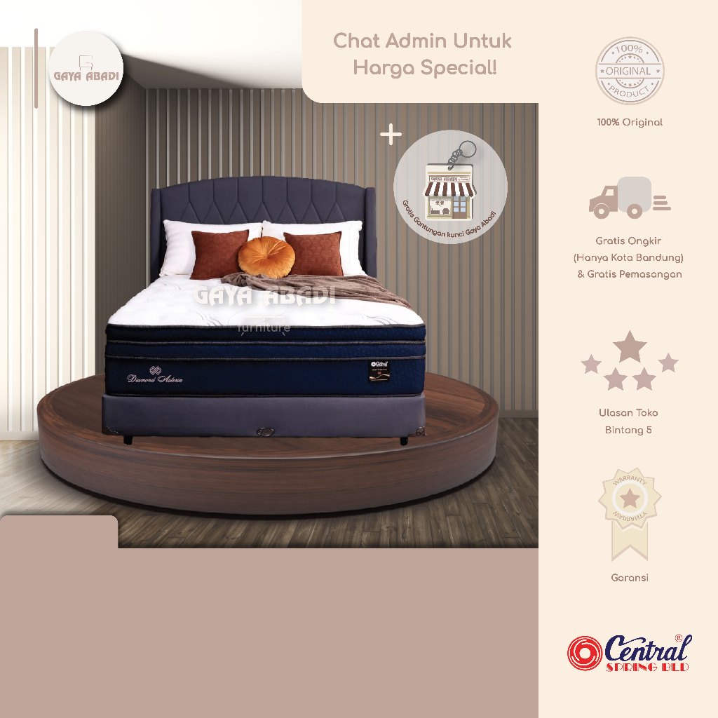 Kasur Diamond Asteria / Springbed Diamond Asteria - Central Springbed