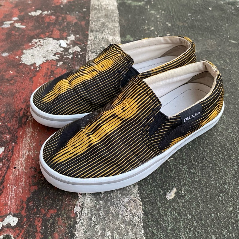 PRADA kids slip on shoes