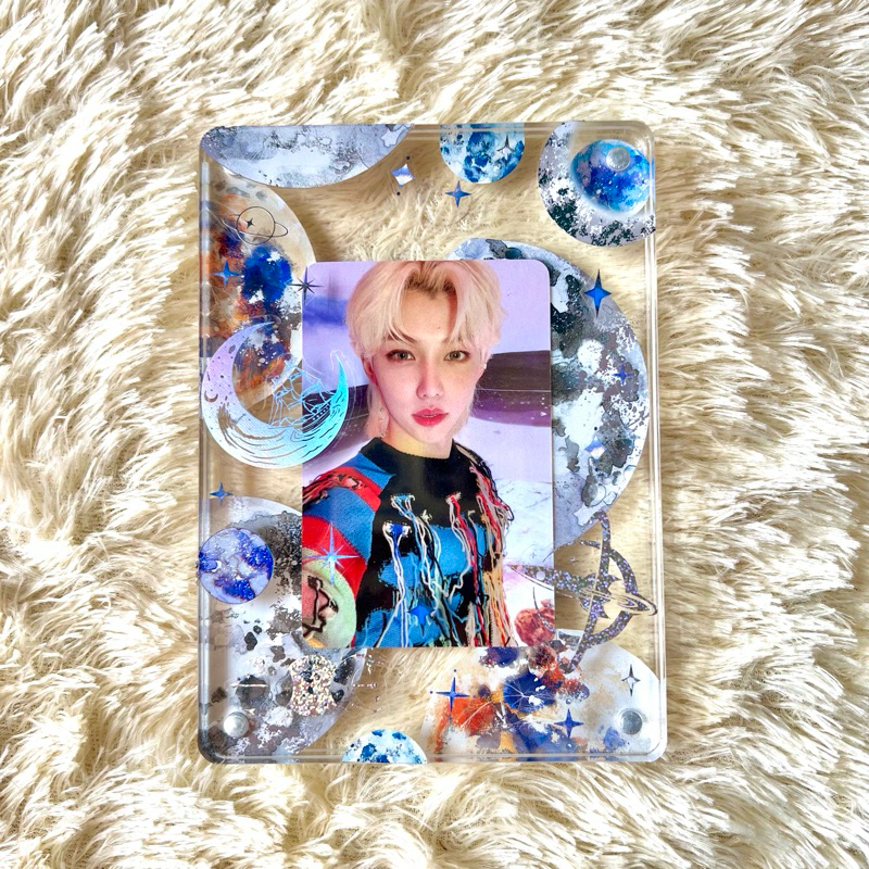 Card Holder Acrylic Magnet for Photocard / PC | plave Frame Photocard Akrilik Bingkai cahol cardhold