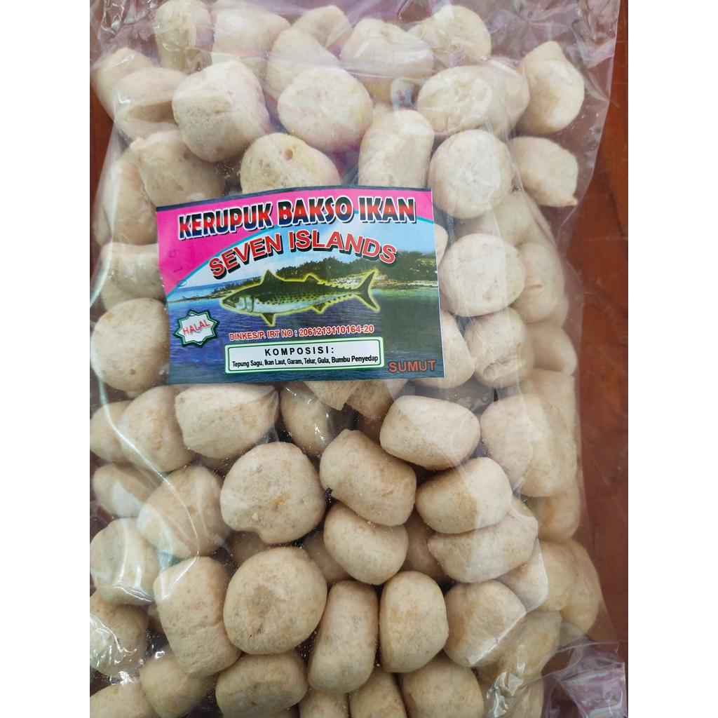 

Kerupuk Bakso Ikan Seven Island 200 gr | Camilan Medan