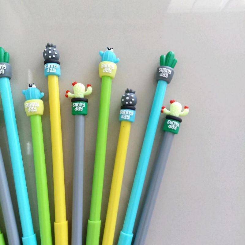 

Pulpen Gel Motif Kaktus / Alat Tulis Sekolah Pulpen Gel Motif Kaktus