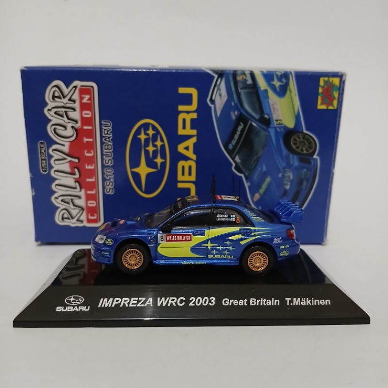 Diecast Rally WRC 1/64 Cm's Cms Subaru Impreza 2003 Great Britain Tommi Makinen / Lindstrom Rare Lan