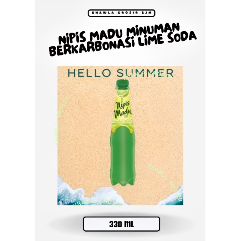 

KALSEL NIPIS MADU MINUMAN BERKARBONASI LIME SODA 330 ML