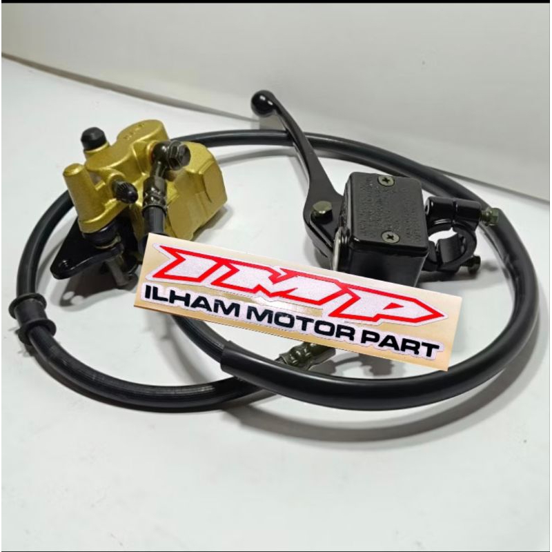 MASTER REM + KALIPER DEPAN + SELANG REM DEPAN SUPRA X LAMA SUPRA FIT LAMA