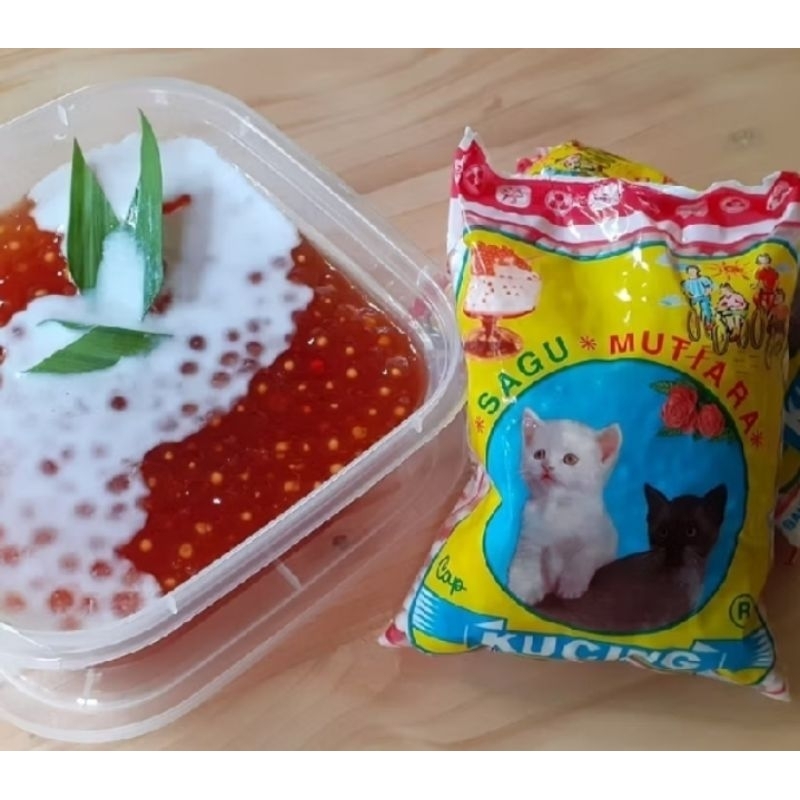 

Sagu Mutiara Cap Kucing 100gr