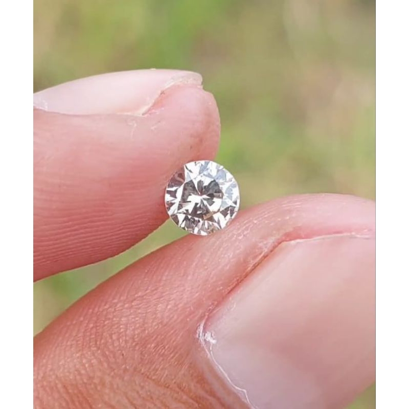 Natural Berlian Banjar cantik dan blink 0.44 carat untuk mata cincin kawin (code SN7023)