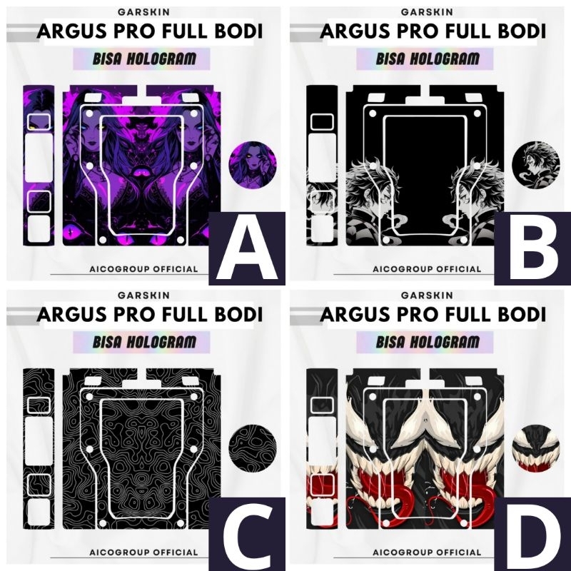 

Premium innneerrr Garskin Args Pro Full Body Hologram Full Motif Dan Anti Gores