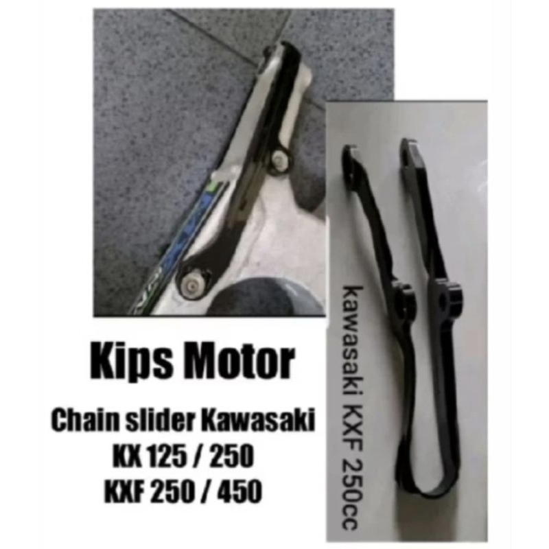 Chain slider karet rantai swing arm Kawasaki KX 125 250 KXF 250 450