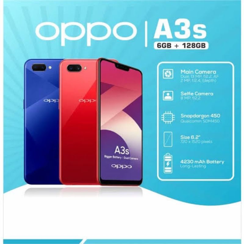 Handphone 4G Murah Oppo Ram 6GB Rom 128GB New Garansi 1 Tahun