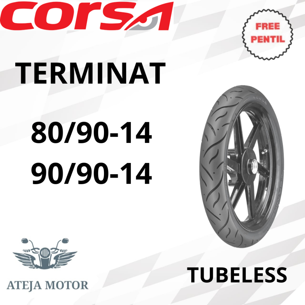 Ban Ring 14 Ban Corsa Terminat 80/90-14 90/90-14 Ban Ring 14 Tubeless Ban Motor Tubeless Ban Motor M