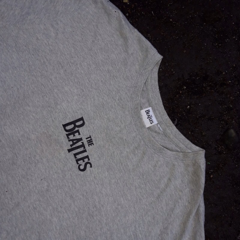 Rare Item Longsleeve T-shirt The Beatles x Daiz Full Grey