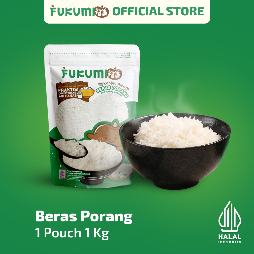 

Surabaya - FUKUMI Beras Porang [1 kg]