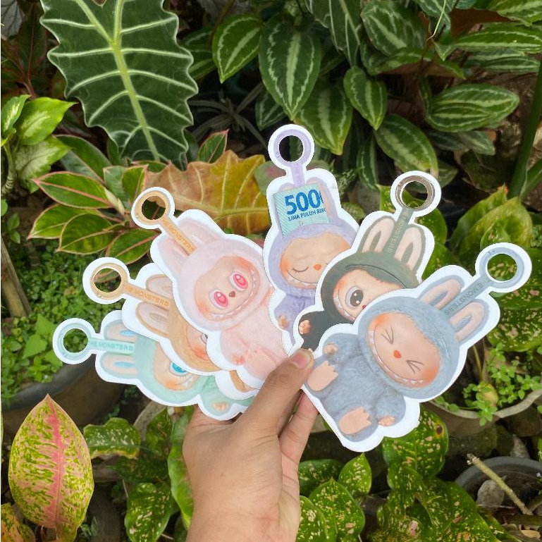 

Ready stok 10 Amplop Lebaran 2025 Labubu 3d Motif Lucu Spesial Idul Fitri 2025 amplop idul fitri THR
