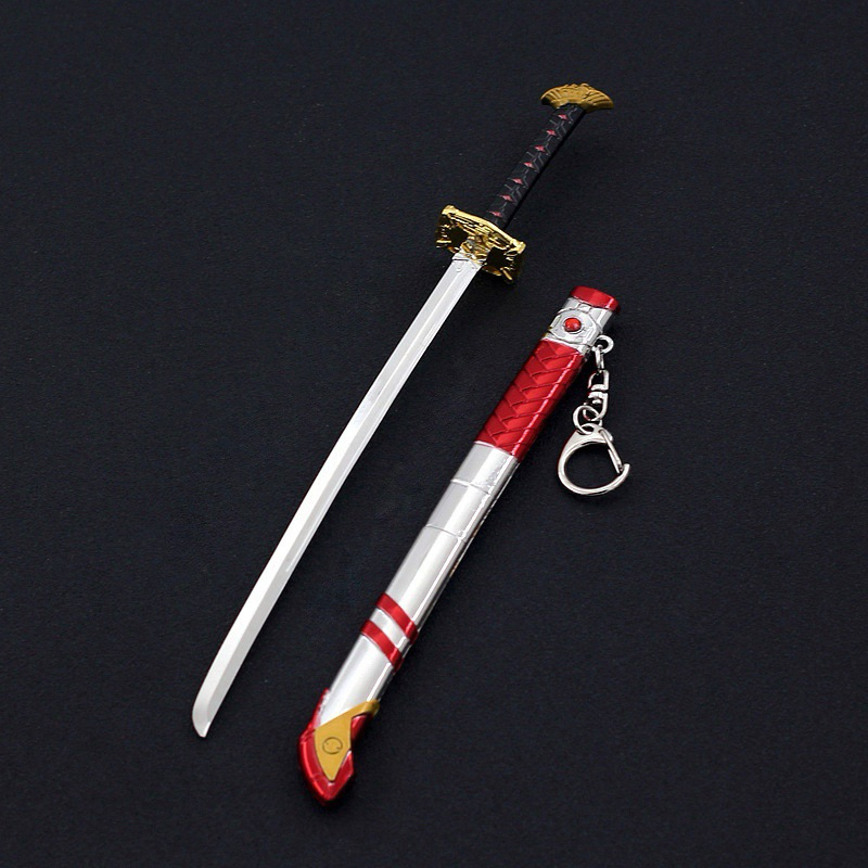 Keychain Anime Gundam Astray Red Frame Sword Gerbera Straight Gantung Kunci Figure