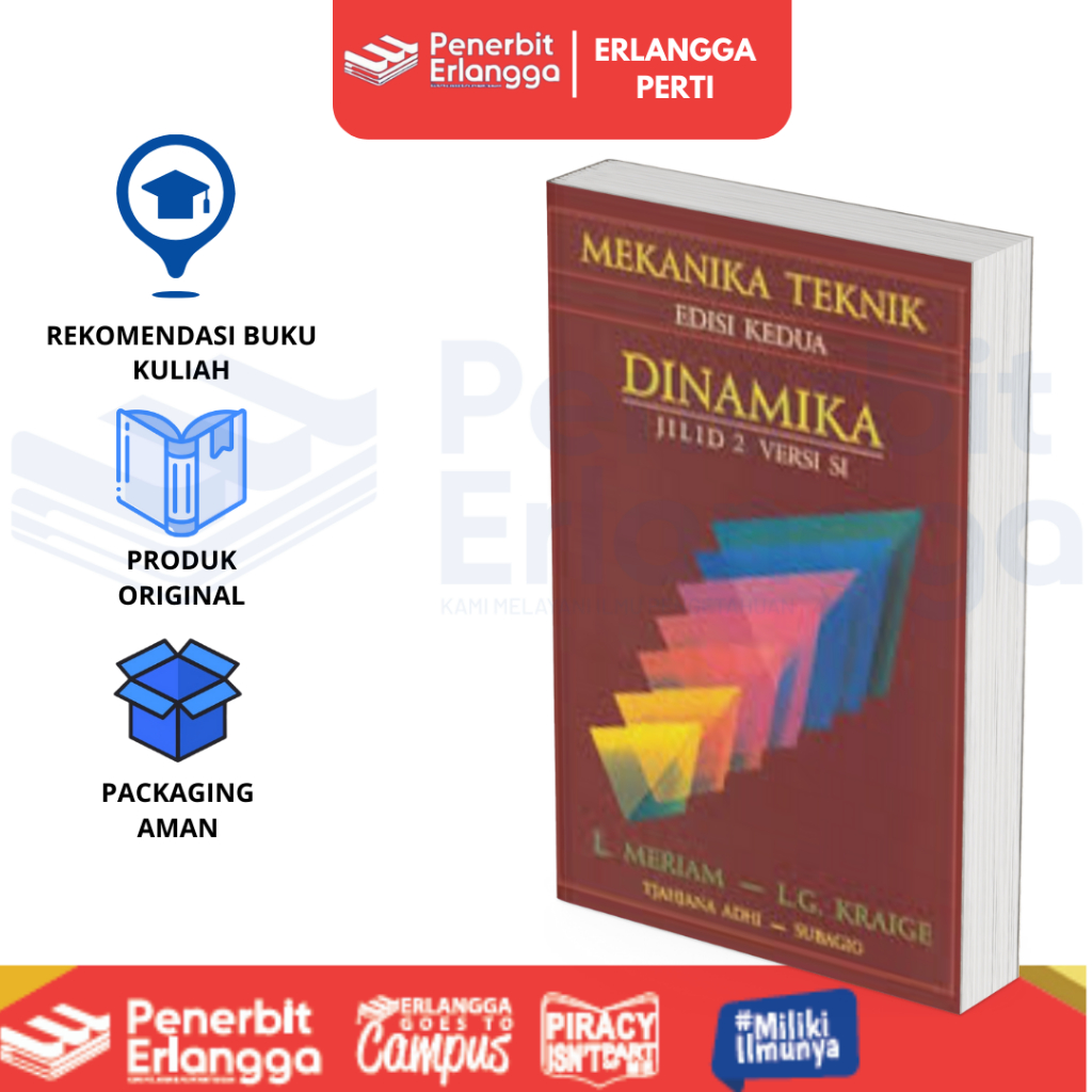[Erlangga] Buku Referensi: Mekanika Teknik/Dinamika 2 - Meriam Jl