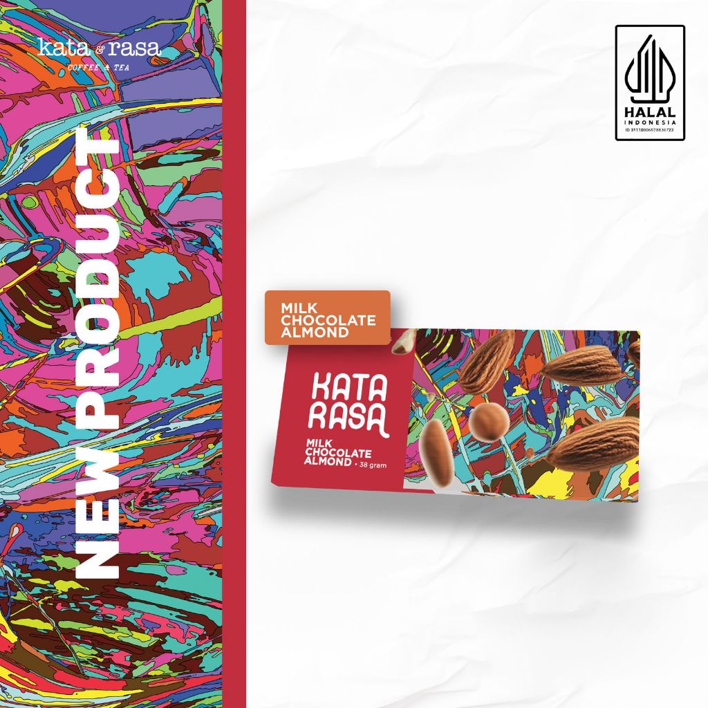 

Kata Rasa Milk Chocolate Almond New Product | Almond | Chocolate Bar