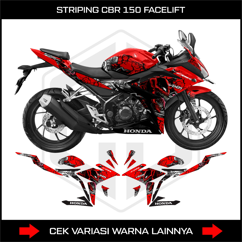 STRIPING CBR 150R FACELIFT 2020/DECAL STIKER HONDA CBR 150 R K45N-K45G