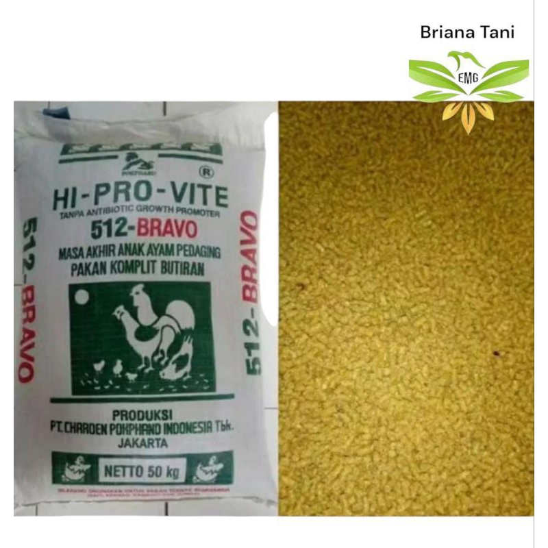 PUR 512 BRAVO 50kg Pakan Ayam Gemuk nafsu makan voer daging