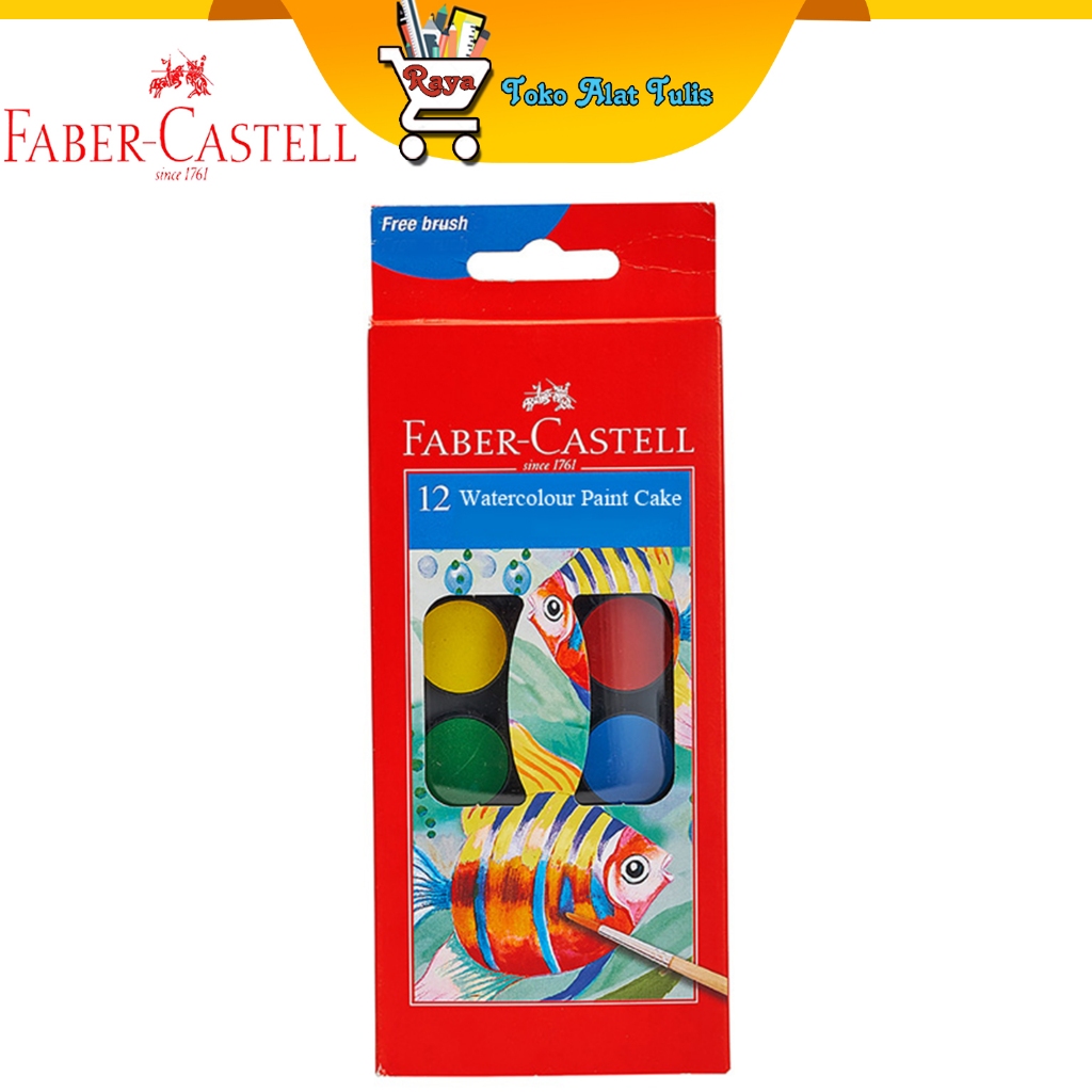 

Faber Castell Watercolour Paint Cake 125011