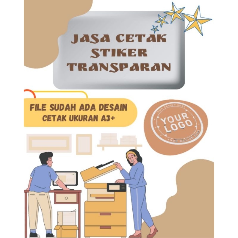 jasa cetak stiker transparan