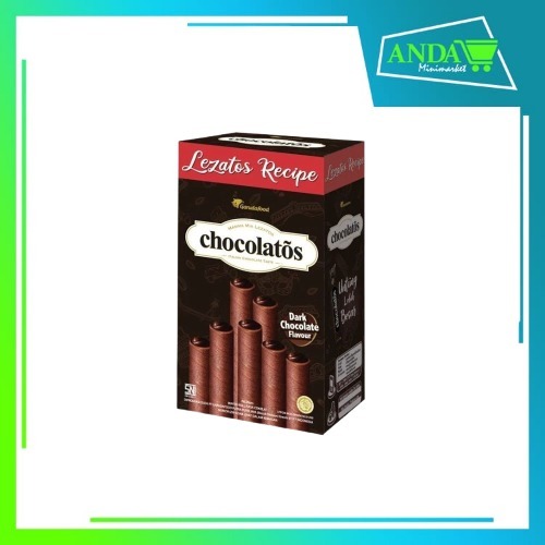 

ANDA Chocolatos Wafer Roll Dark Chocolate Besar Box Isi 24pcs