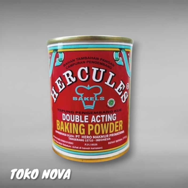 

BAKING POWDER /BP HERCULES KEMASAN 110GR DOUBLE ACTIG/PENGEMBANG KUE-MAKANAN