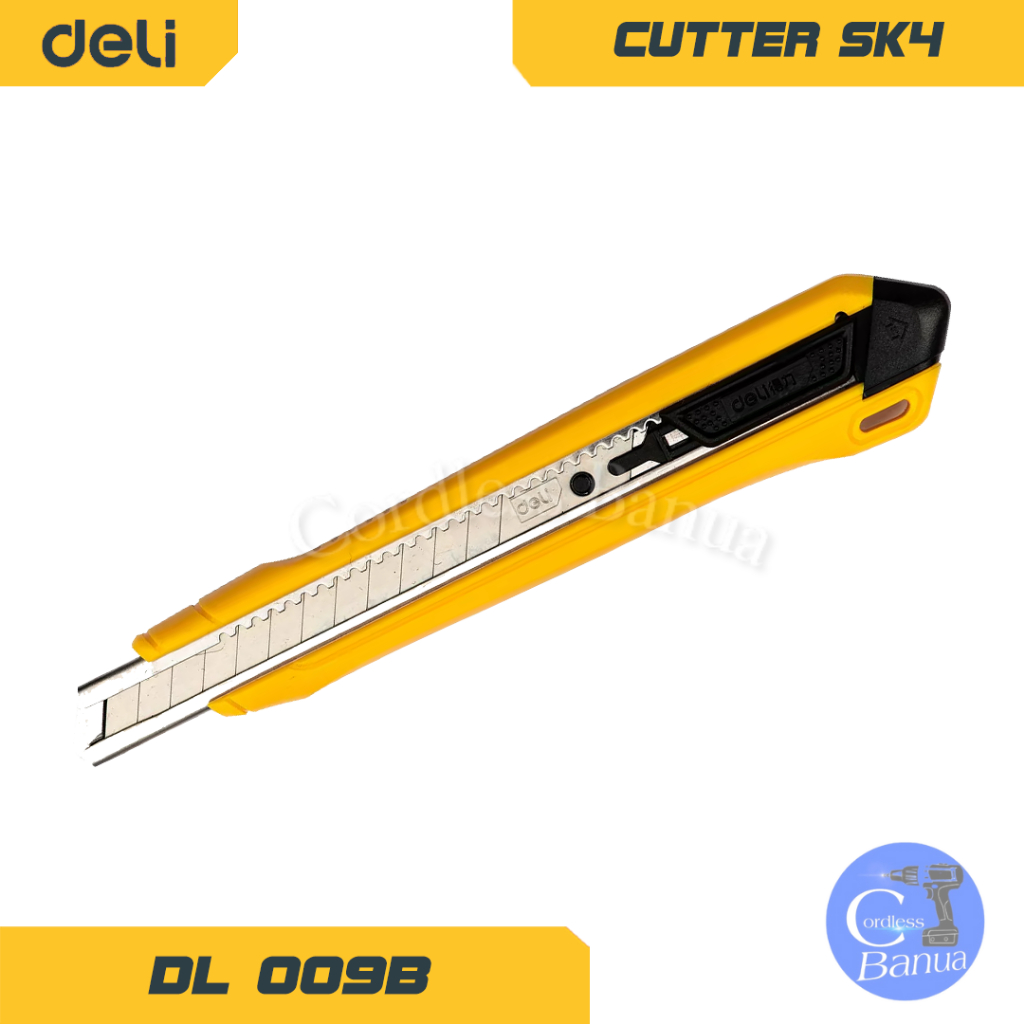 

CUTTER KECIL SK4 "DELI" EDL009B ||UTILITY KNIF "DELI" SK4