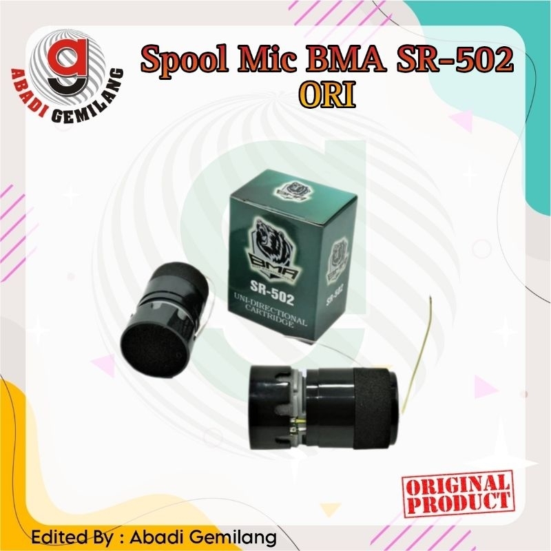 Spool Microphone BMA SR-502/Spul Mic BMA SR502 ORI