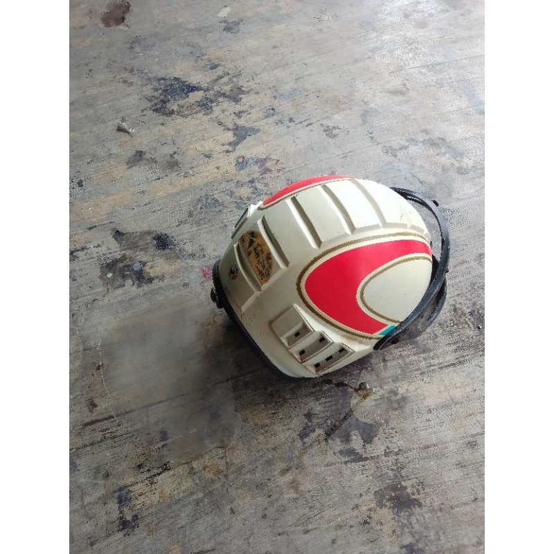 Helm robot gag 1 Putih original paint