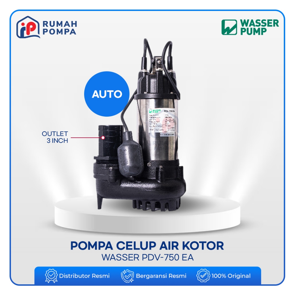 Pompa Celup Air Kotor Wasser PDV 750 EA