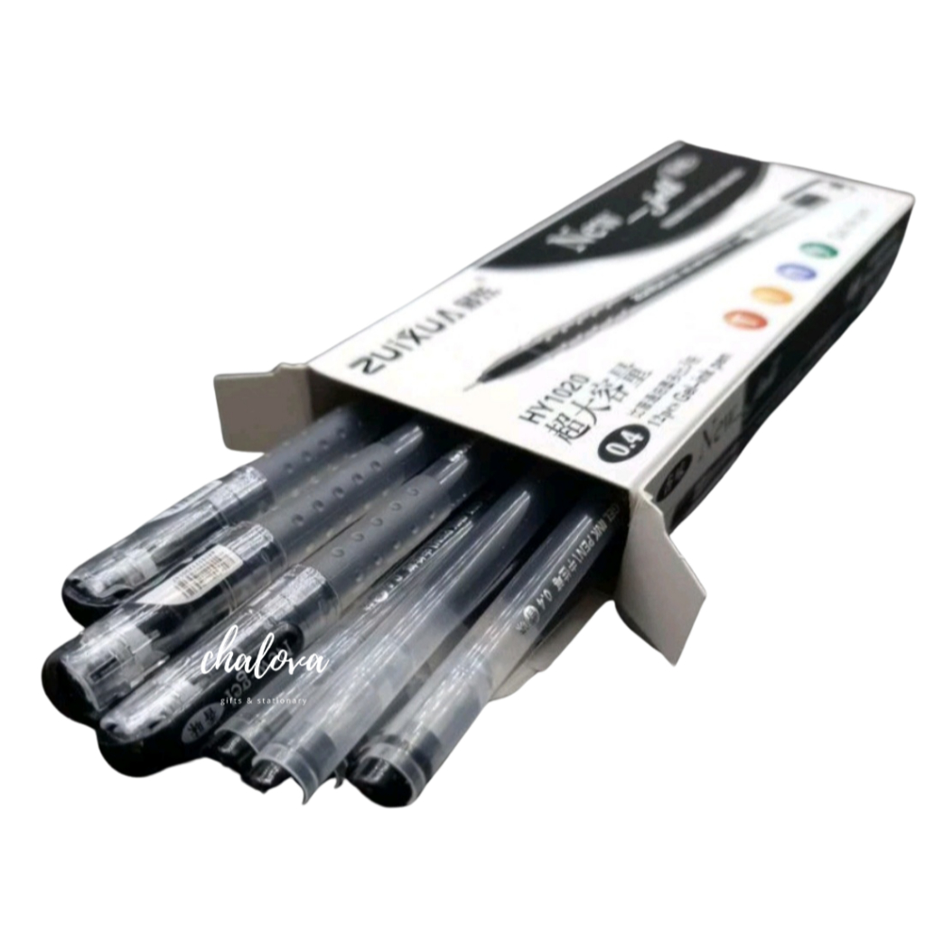

[GROSS] PULPEN ZUIXUA GEL PEN 0.4MM ISI 12 LUSIN / ZUIXUA NEW GEL PEN