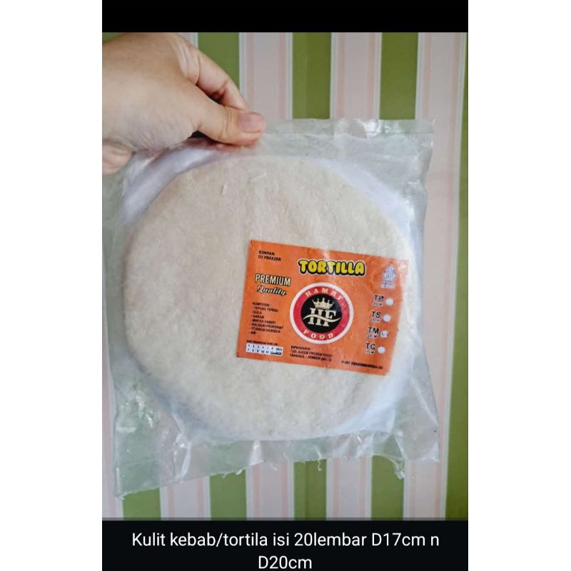 

kulit kebab tortila-isi 20lmbr-diameter 17cm