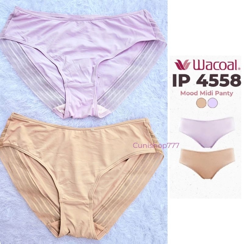 PANTY WACOAL MIDI LACE LINE M L ip 4558 RENDA CD iP4558