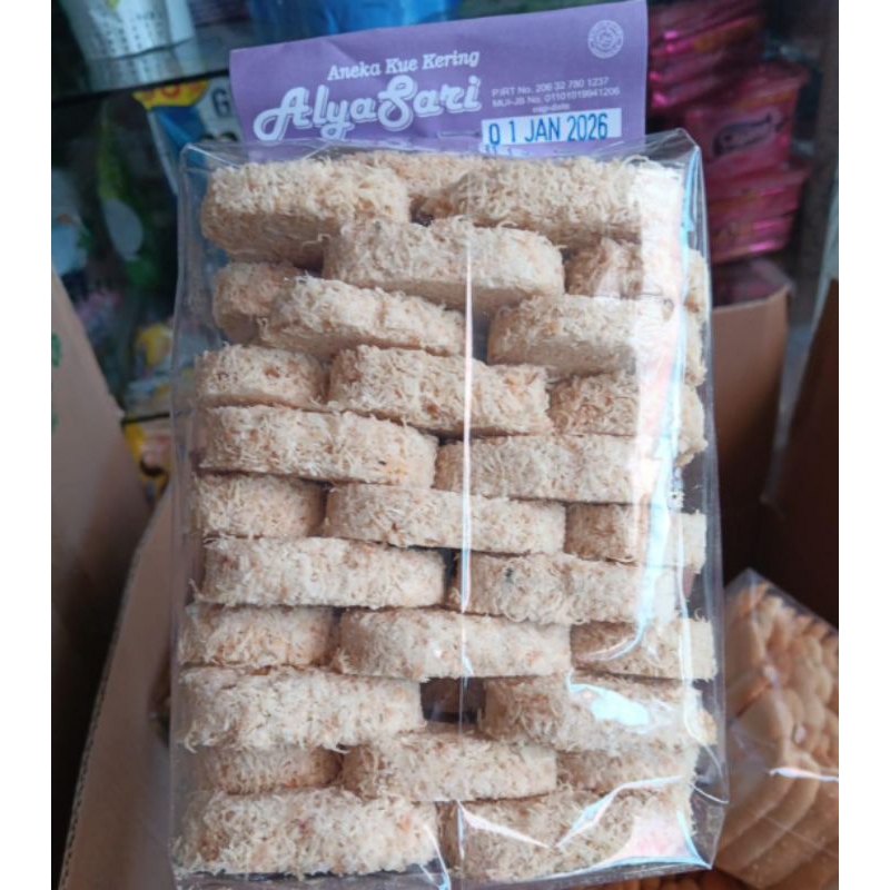 

Kue Sagon Kelapa Bakarr Netto 500gram Free Facking bublewrap