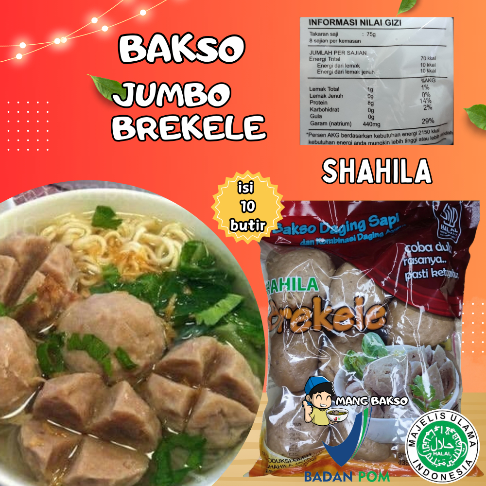 

BREKELE Bakso Urat Jumbo isi 10 - Bakso BREKELE Bakso Jumbo Bakso urat enak
