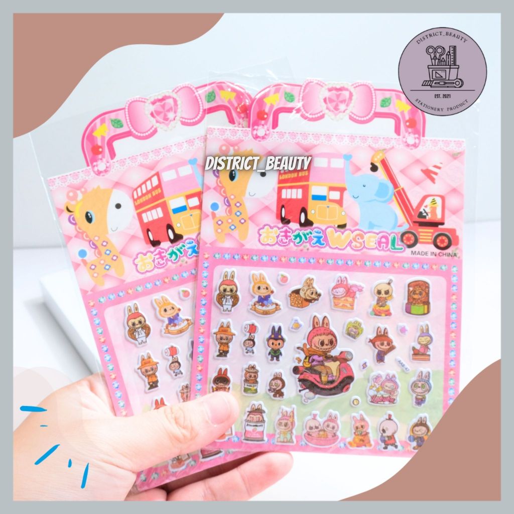 

STIKER TIMBUL LABUBU STIKER BENTUK TAS KARAKTER GAMBAR LABUBU STIKER TAS LABUBU LUCU STIKER 3D TERMURAH