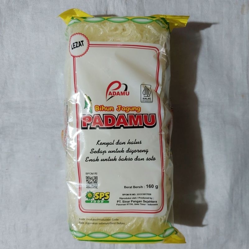 

BIHUN JAGUNG PADAMU KUNING 160g (1 pcs)